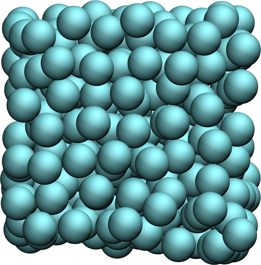 LJ fluid simulated with LAMMPS - Dipolar NMR relaxation time calculation